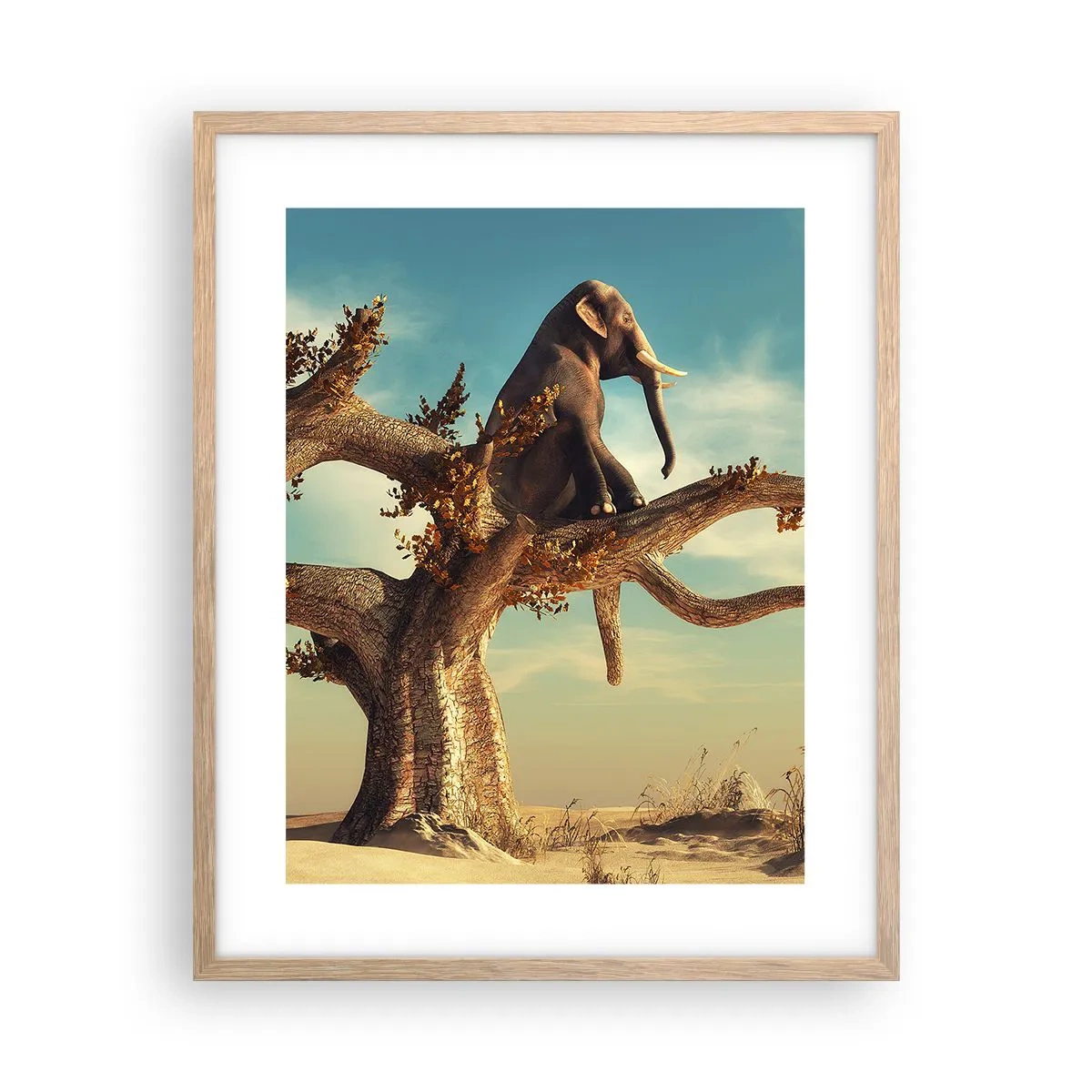 Plakát v rámu světlý dub - Nový úhel pohledu - 40x50 cm