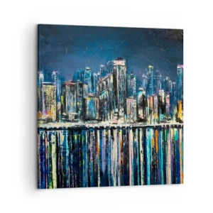 Obraz na plátně - Kaskáda světel - 50x50 cm