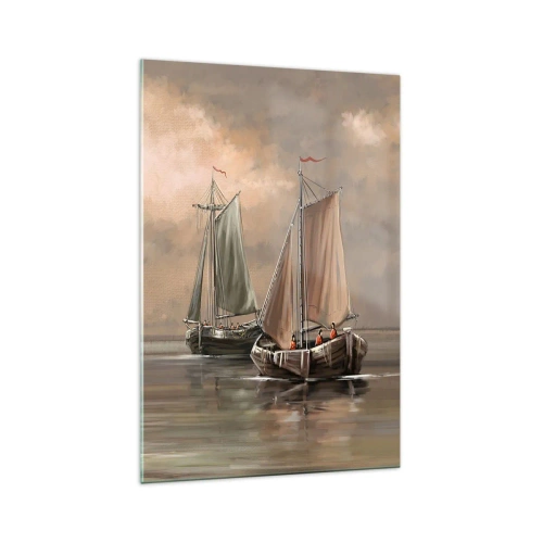 Obraz na skle - Návrat námořníků - 70x100 cm