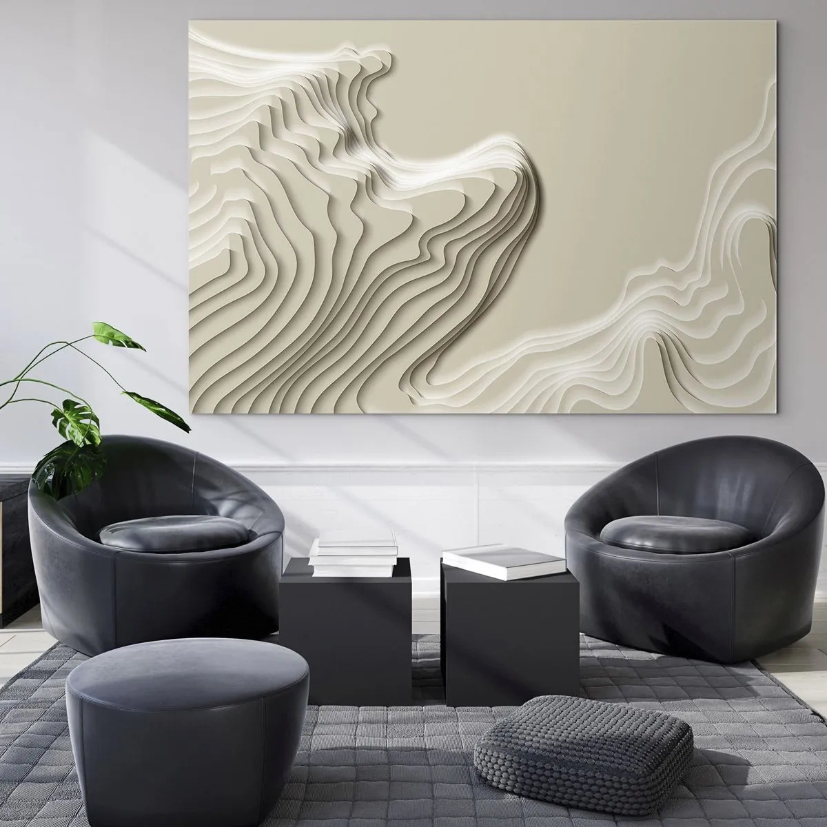 Obraz na skle - Topografie umění - 120x80 cm