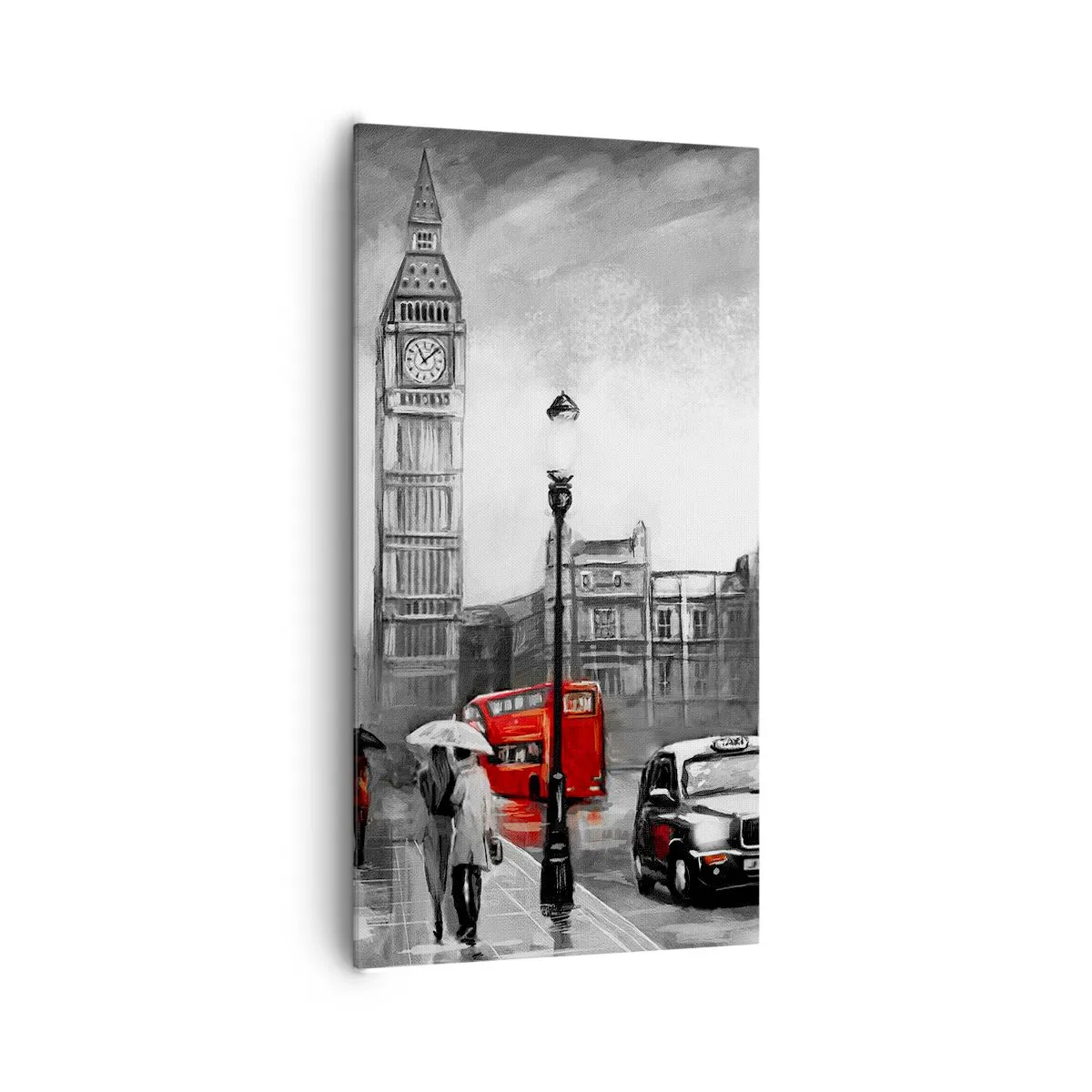 Obraz na plátně - Vůbec ne šedé město - 65x120 cm