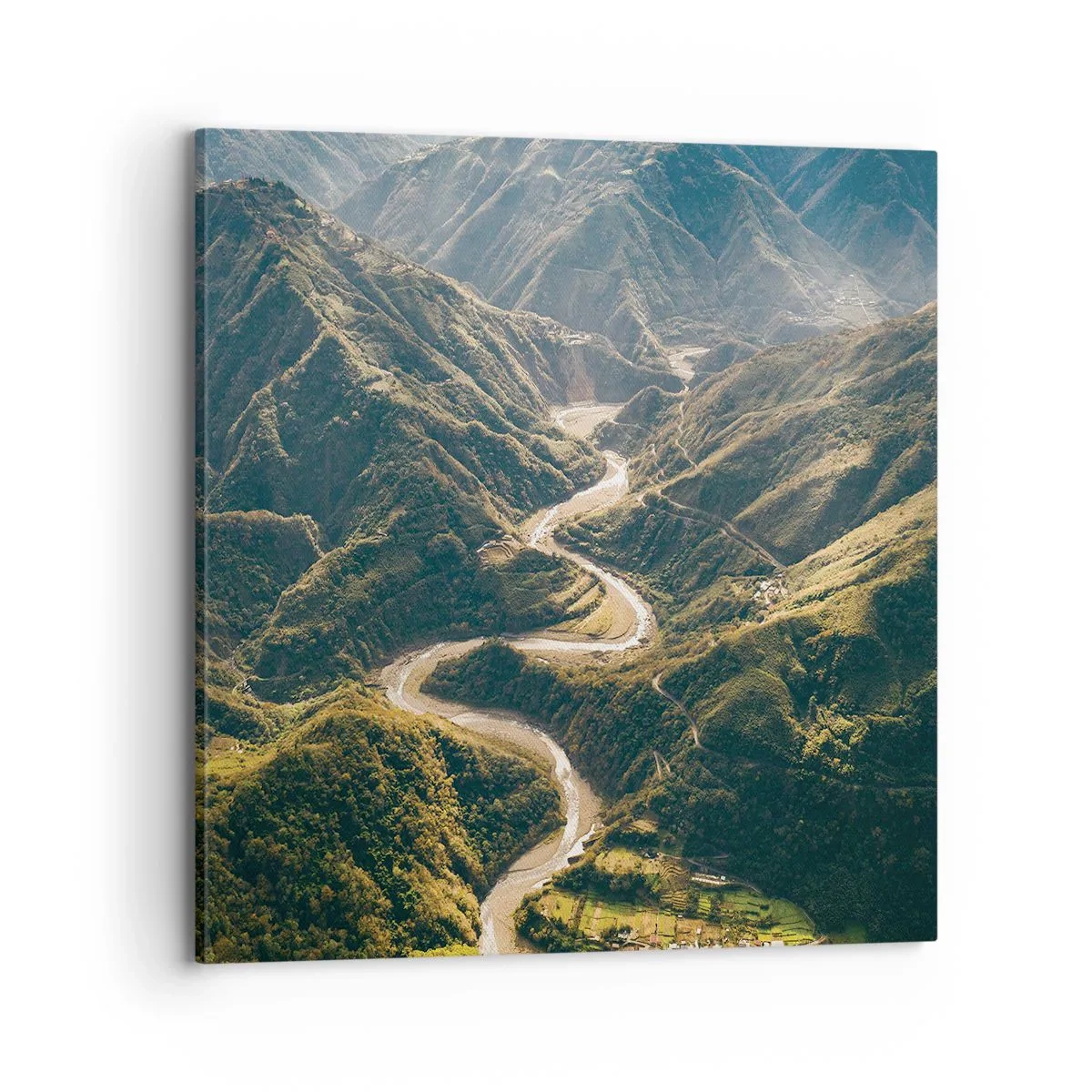 Obraz na plátně - Přímo ze srdce hor - 70x70 cm