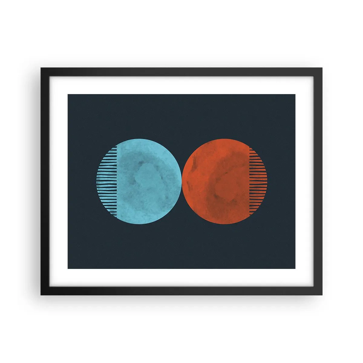 Plakát v černém rámu - Pouze geometrie? - 50x40 cm