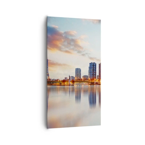 Obraz na plátně - Monumentální klid Paříže - 65x120 cm