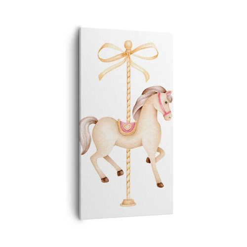 Obraz na plátně - Elegantním klusem - 55x100 cm