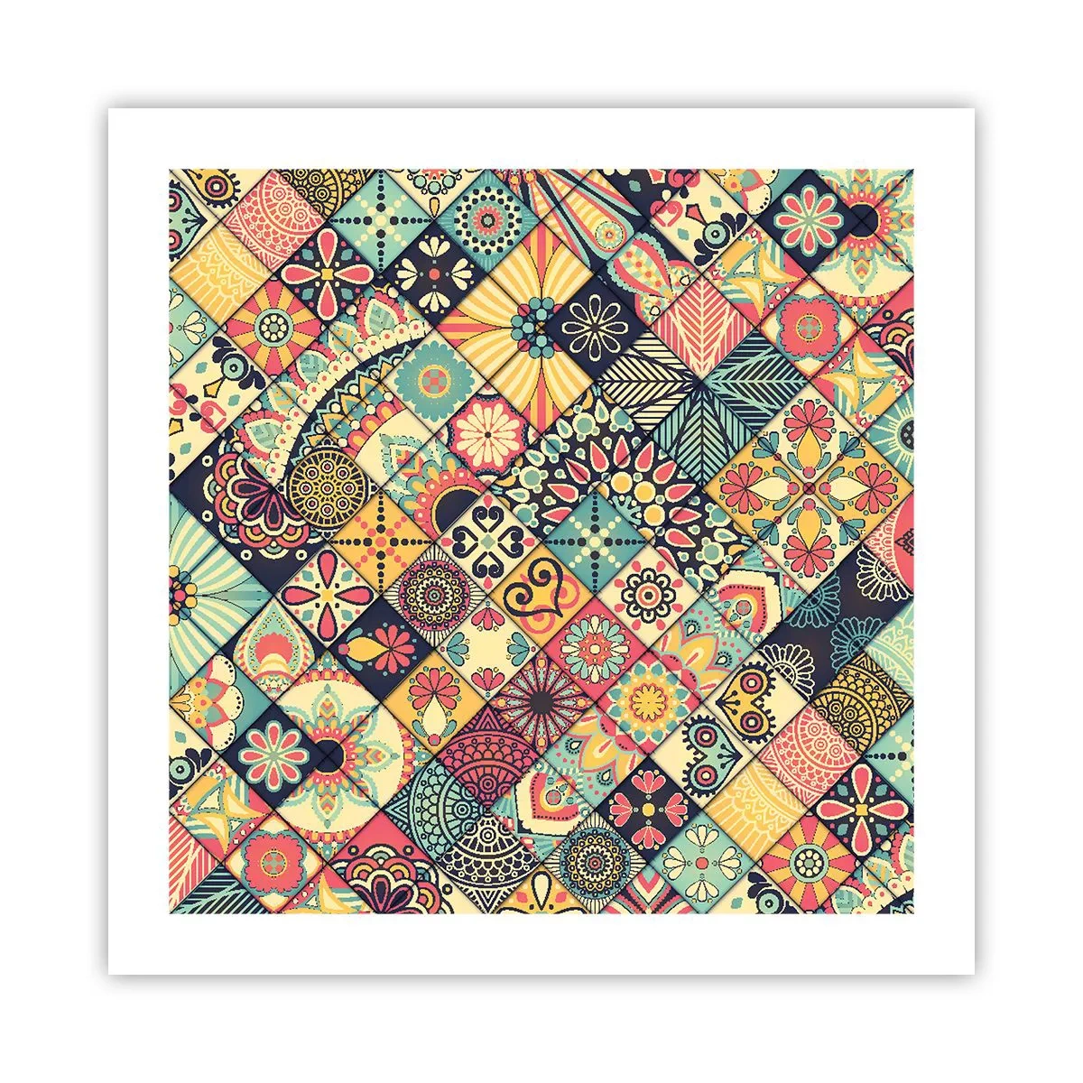 Plakát - Marokánská vize - 50x50 cm