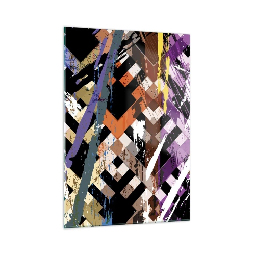 Obraz na skle - Umocněné na druhou - 50x70 cm