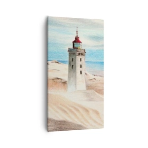 Obraz na plátně - Vždy hledí na moře - 55x100 cm