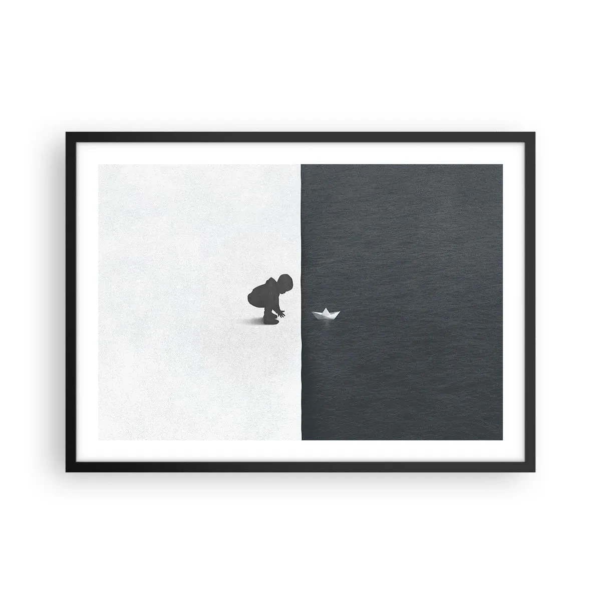 Plakát v černém rámu - Velká výprava - 70x50 cm