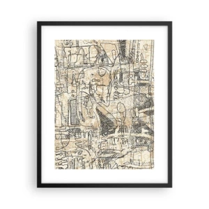 Plakát v černém rámu - Čeká na rozluštění - 40x50 cm