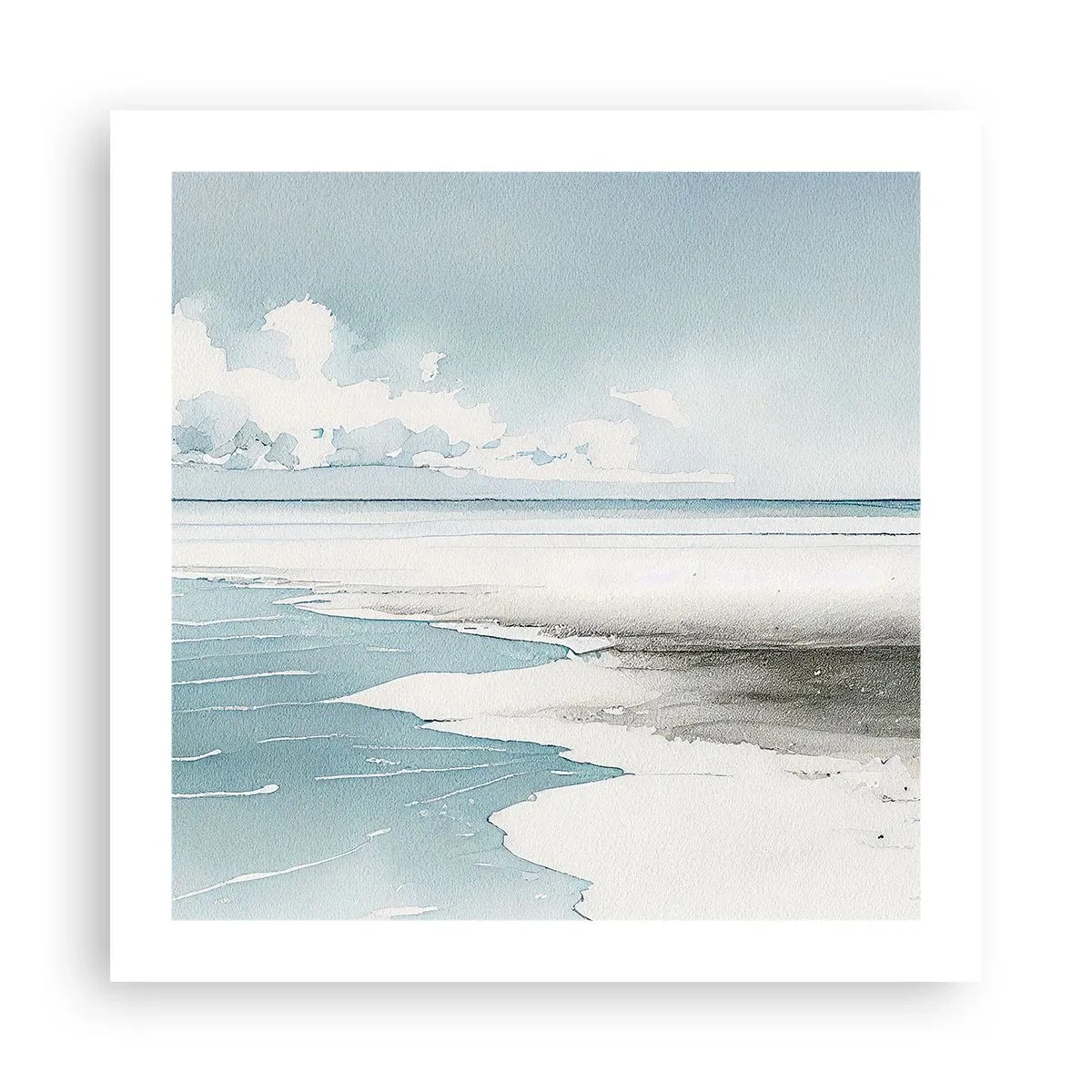 Plakát - Jemný příliv - 50x50 cm