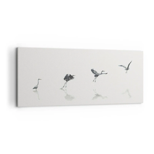 Obraz na plátně - Čtyři jednoduché kroky - 100x40 cm