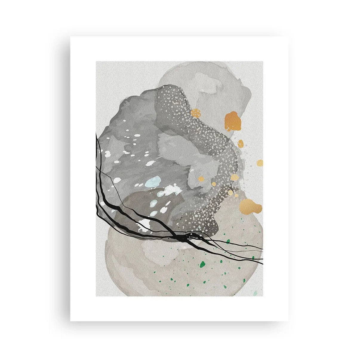 Plakát - Organická kompozice - 30x40 cm