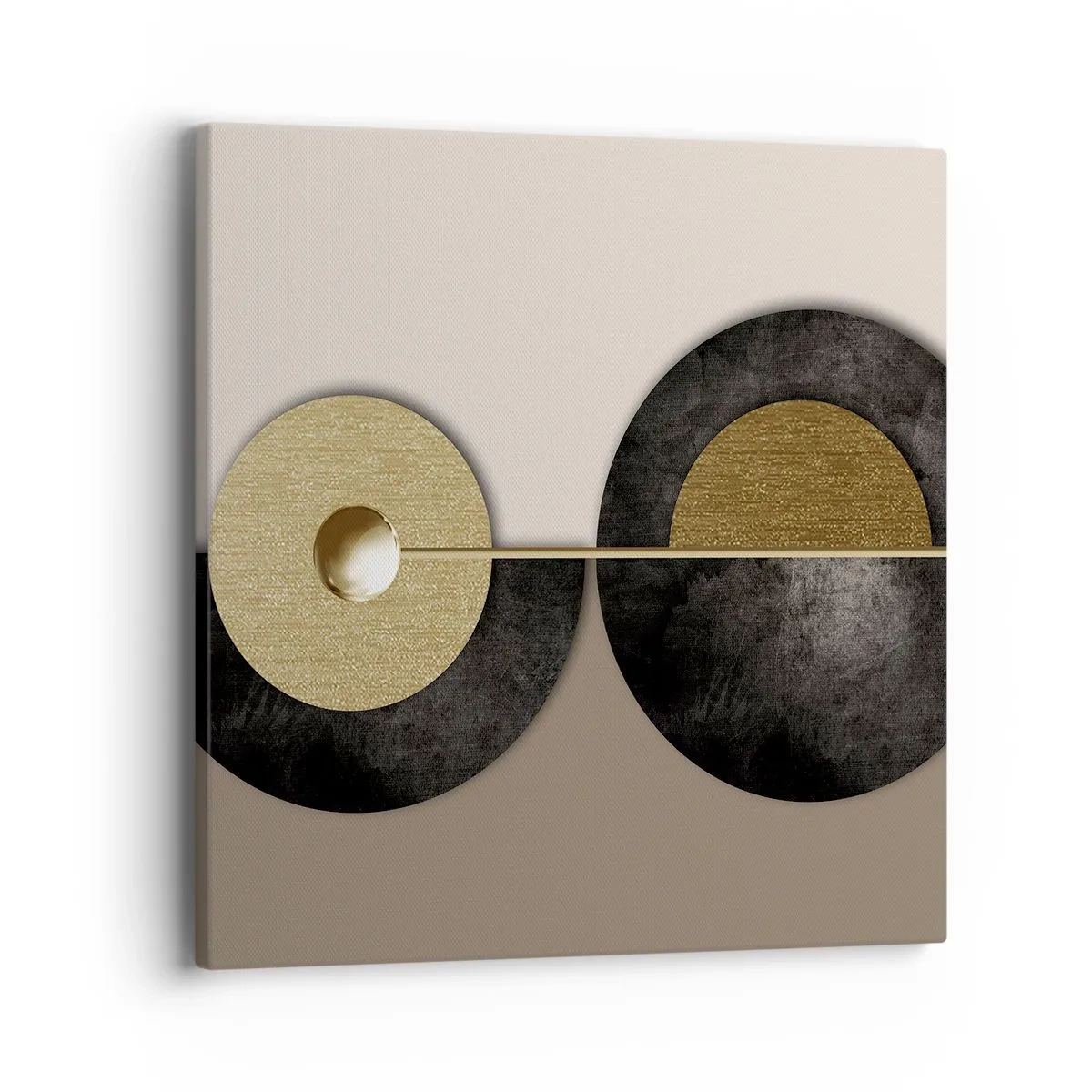 Obraz na plátně - Variace kolem kruhu - 40x40 cm