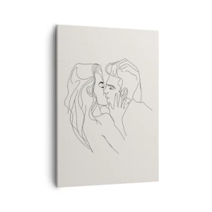 Obraz na plátně - Zamotaní citem - 50x70 cm