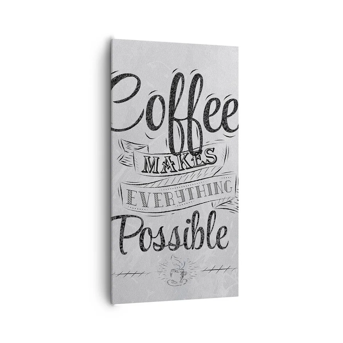 Obraz na plátně - Proč nemilovat kávu? - 65x120 cm