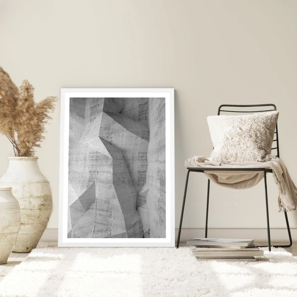 Plakát v bílém rámu - Skutečná výzva - 70x100 cm