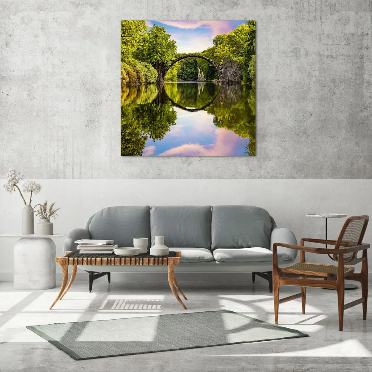 Obraz na skle - Na rozhraní dvou světů - 60x60 cm