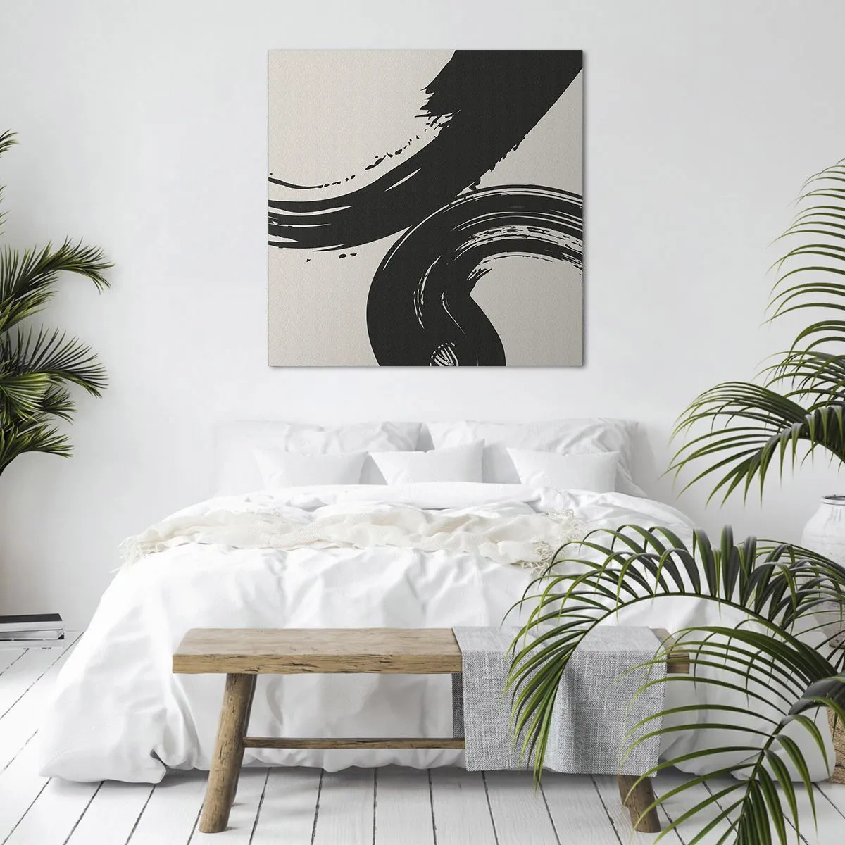 Obraz na plátně - Rozmáchle a dokola - 50x50 cm