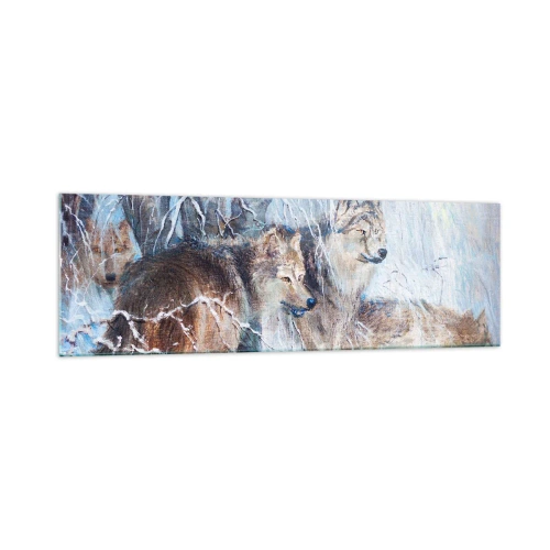 Obraz na skle - Pozor! Přichází… - 160x50 cm