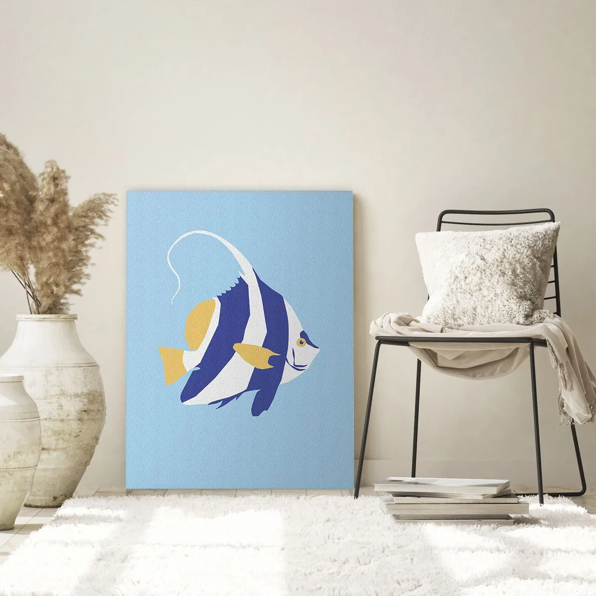 Obraz na skle - Miss tropických vod - 50x70 cm