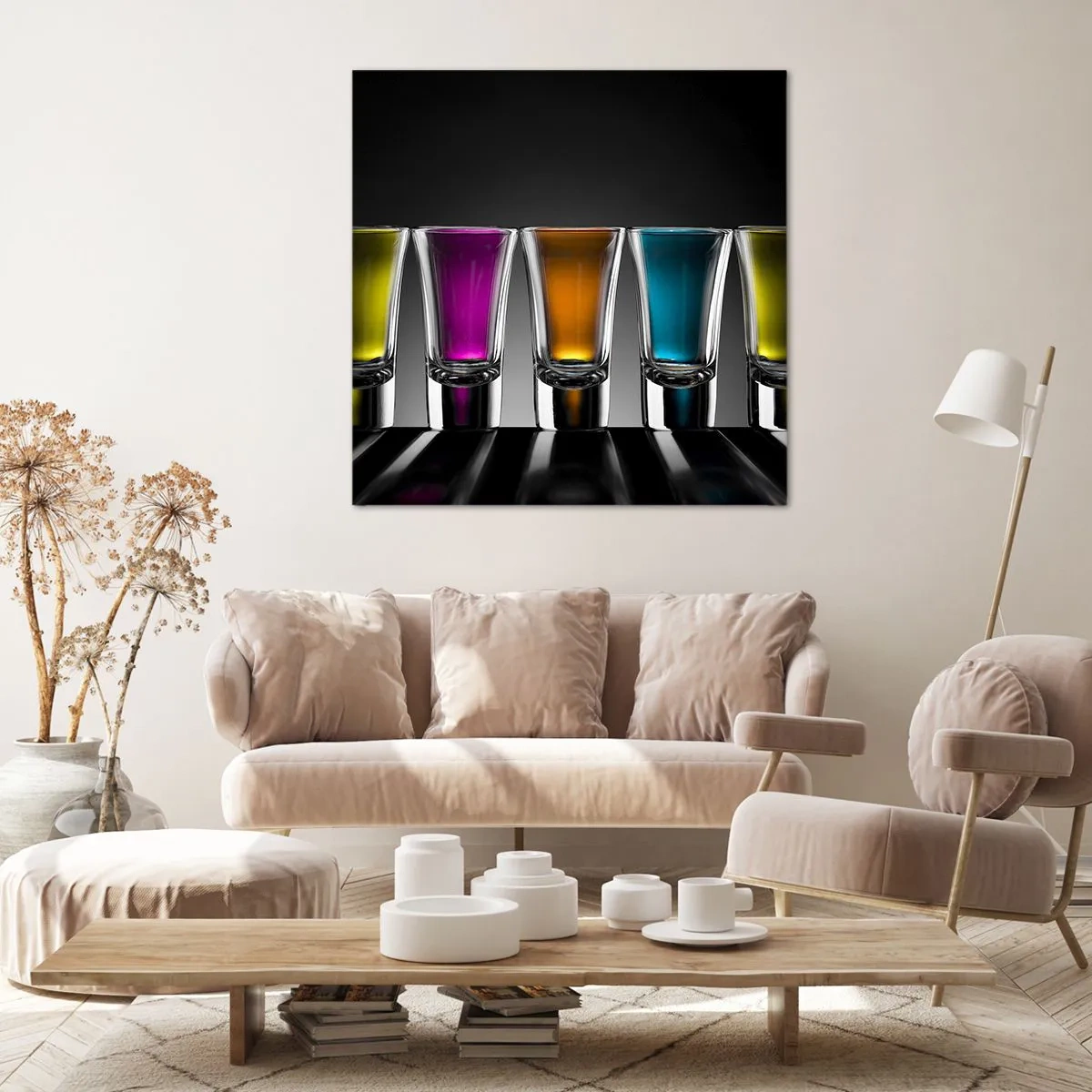 Obraz na plátně - Barvy radosti - 70x70 cm