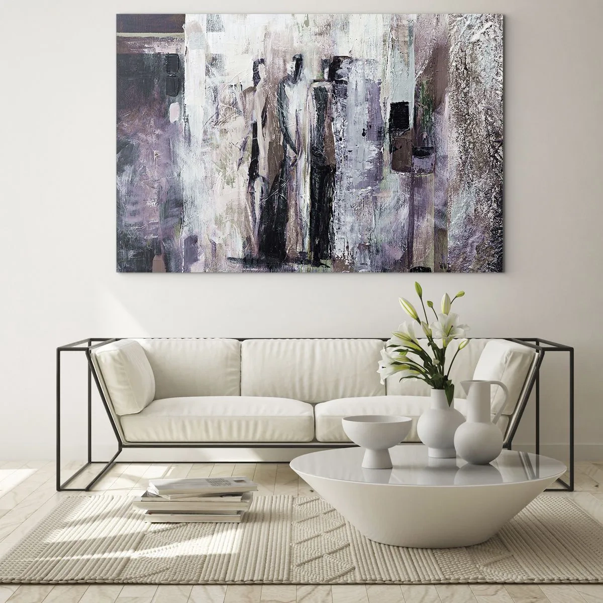 Obraz na skle - Tajemná trojice - 100x70 cm