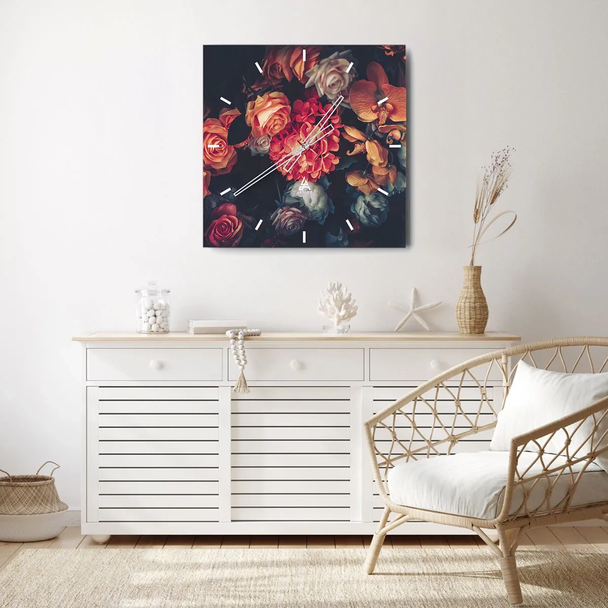 Nástěnné hodiny - Jako u holandských mistrů - 30x30 cm