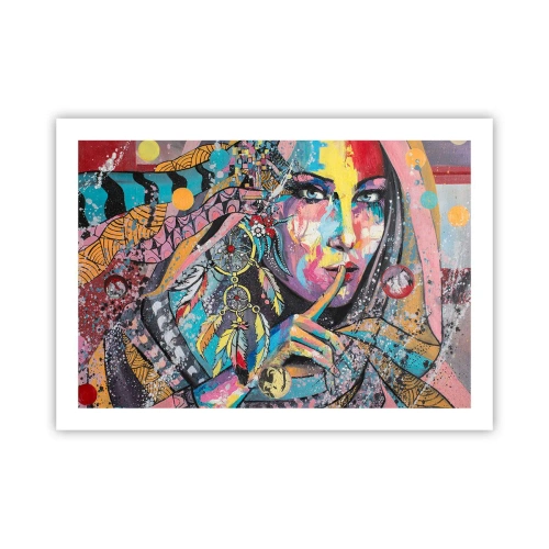 Plakát - Mlč, než pochopíš - 70x50 cm