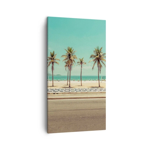 Obraz na plátně - Hlídání pláže - 45x80 cm