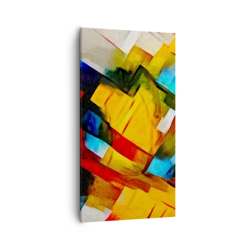 Obraz na plátně - Vícebarevné vrstvy - 55x100 cm