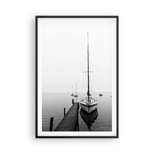 Plakát v černém rámu - Připraven na cestu - 61x91 cm