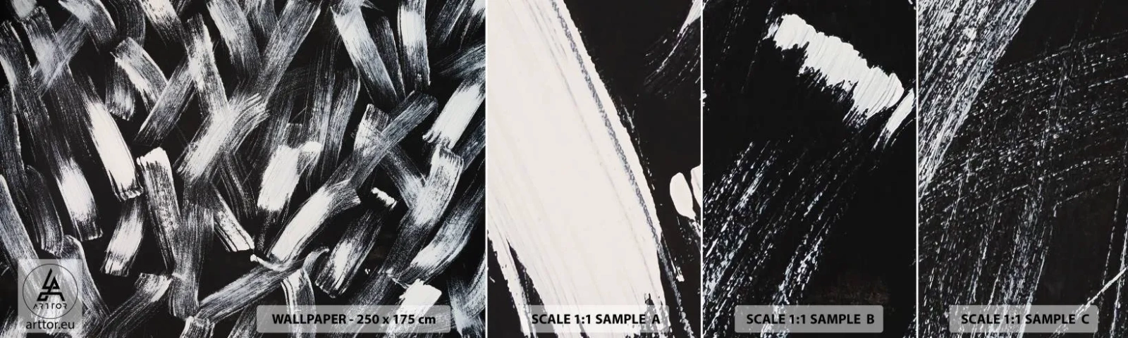 Fototapeta Vzorek Standard Eco - Abstrakce v industriálním duchu - Kus, Moderní, Kartáčování - 100x30 cm
