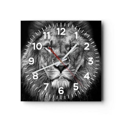 Nástěnné hodiny - V korunovačním oděvu - 30x30 cm