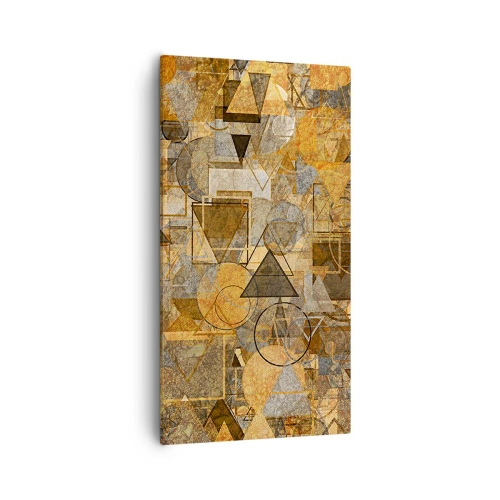 Obraz na plátně - Svět zachycený v podobě - 55x100 cm