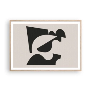 Plakát v rámu světlý dub - K samostatnému ukládání - 100x70 cm