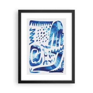 Plakát v černém rámu - Zpět ke kořenům - 30x40 cm