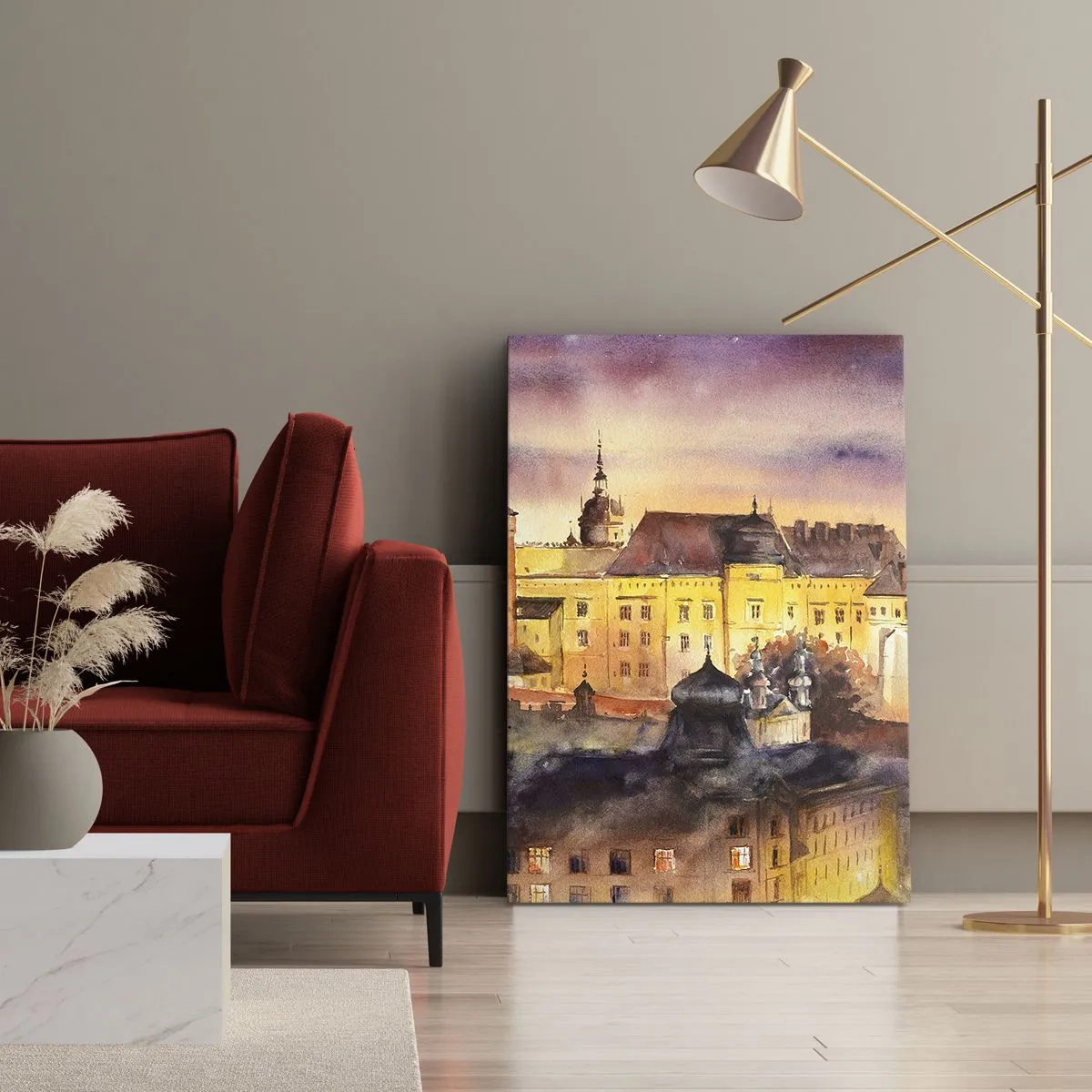 Obraz na plátně - Historie a pohádka - 50x70 cm