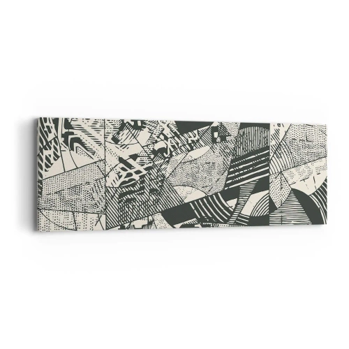 Obraz na plátně - Dynamika současnosti - 90x30 cm