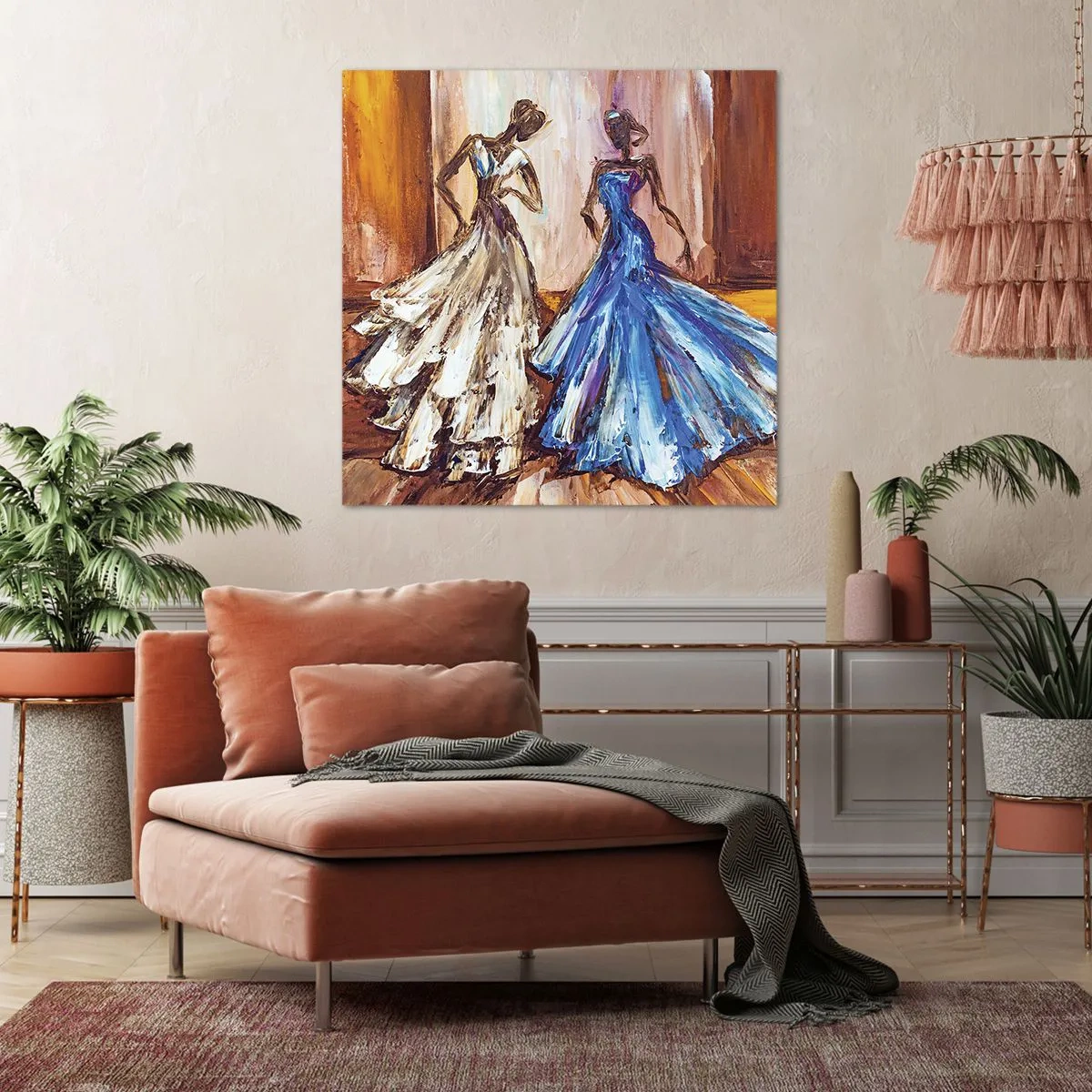 Obraz na plátně - Půvabné duo - 60x60 cm