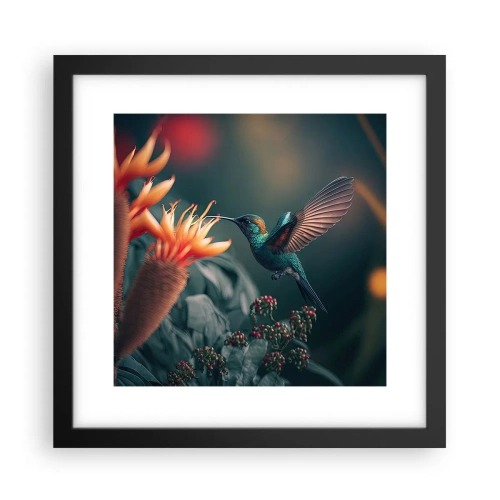 Plakát v černém rámu - Skutečně pestrý život - 30x30 cm