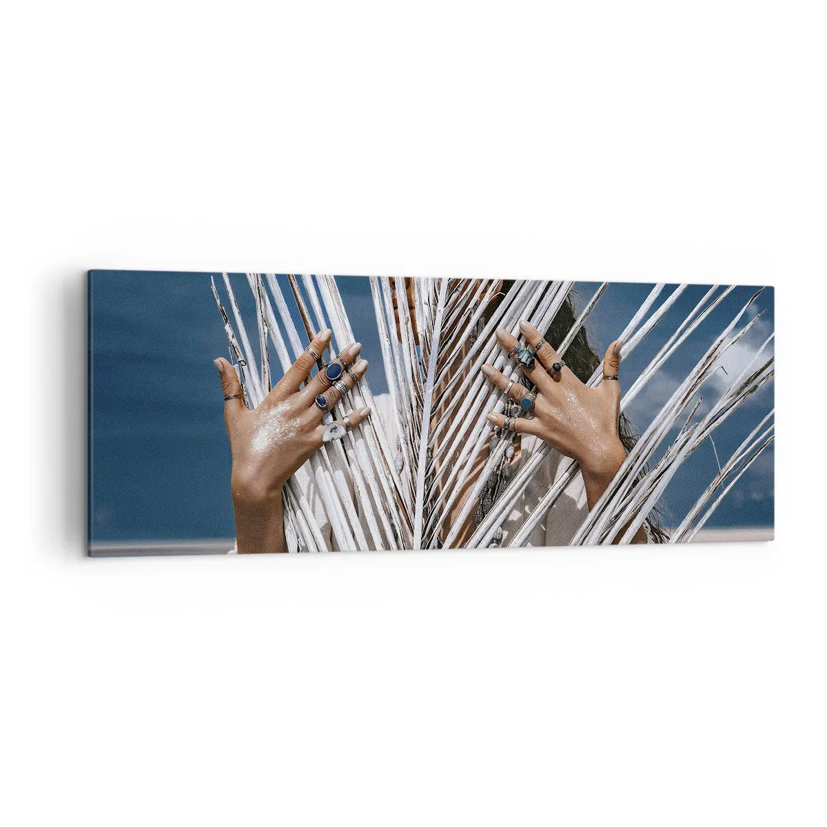 Obraz na plátně - Šamanová holka? - 140x50 cm