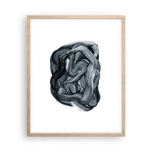 Plakát v rámu světlý dub - Není to tak jednoduché - 40x50 cm