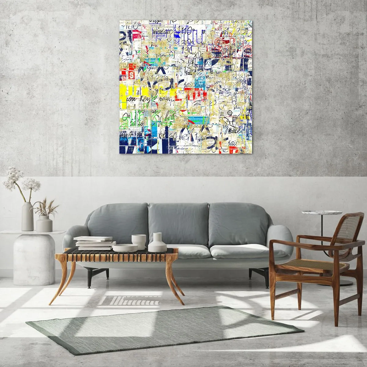 Obraz na skle - Prostě potěší oči - 70x70 cm