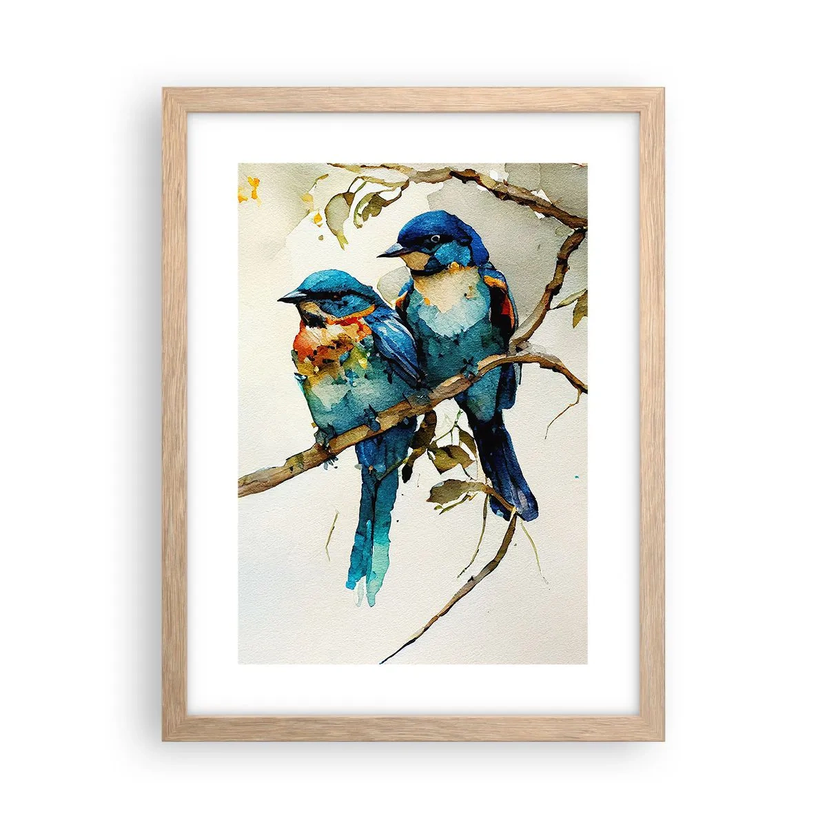 Plakát v rámu světlý dub - Urazil se? - 30x40 cm