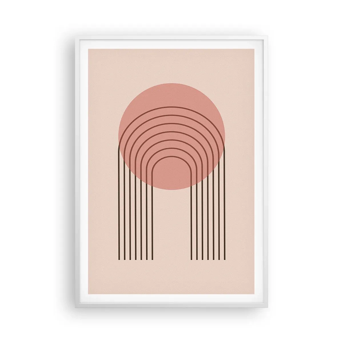 Plakát v bílém rámu - Neodolatelná přitažlivost - 70x100 cm