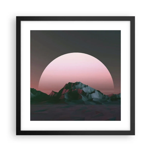Plakát v černém rámu - V sousední galaxii - 40x40 cm