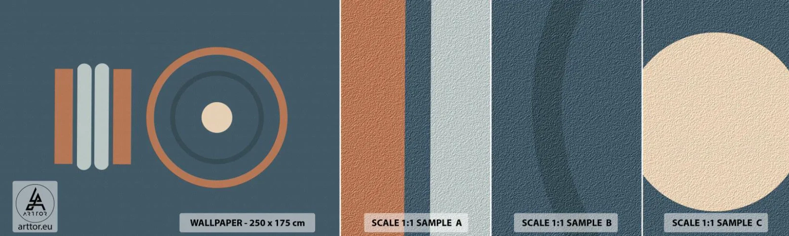 Fototapeta Vzorek Standard Eco - Podstata věcí - Abstrakce, Kus, Grafika - 100x30 cm