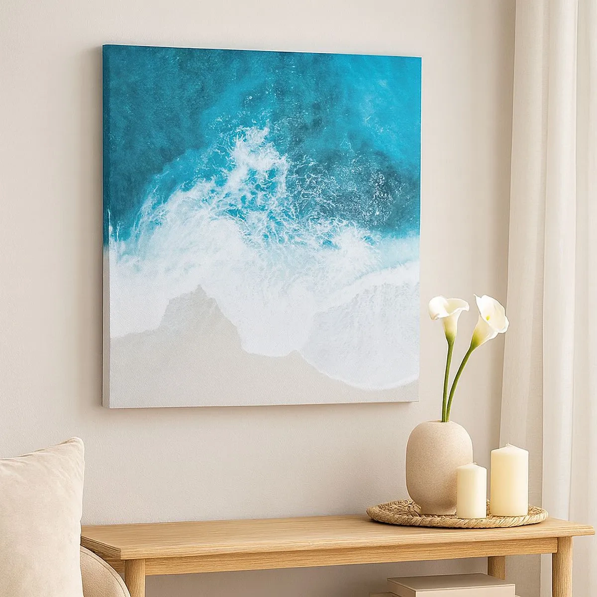 Obraz na plátně - Přirozené pohlazení - 30x30 cm