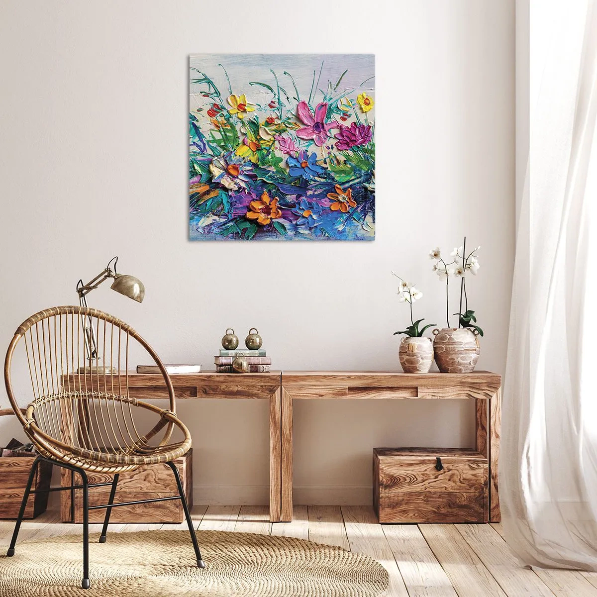 Obraz na plátně - Vůbec ne zátiší - 50x50 cm